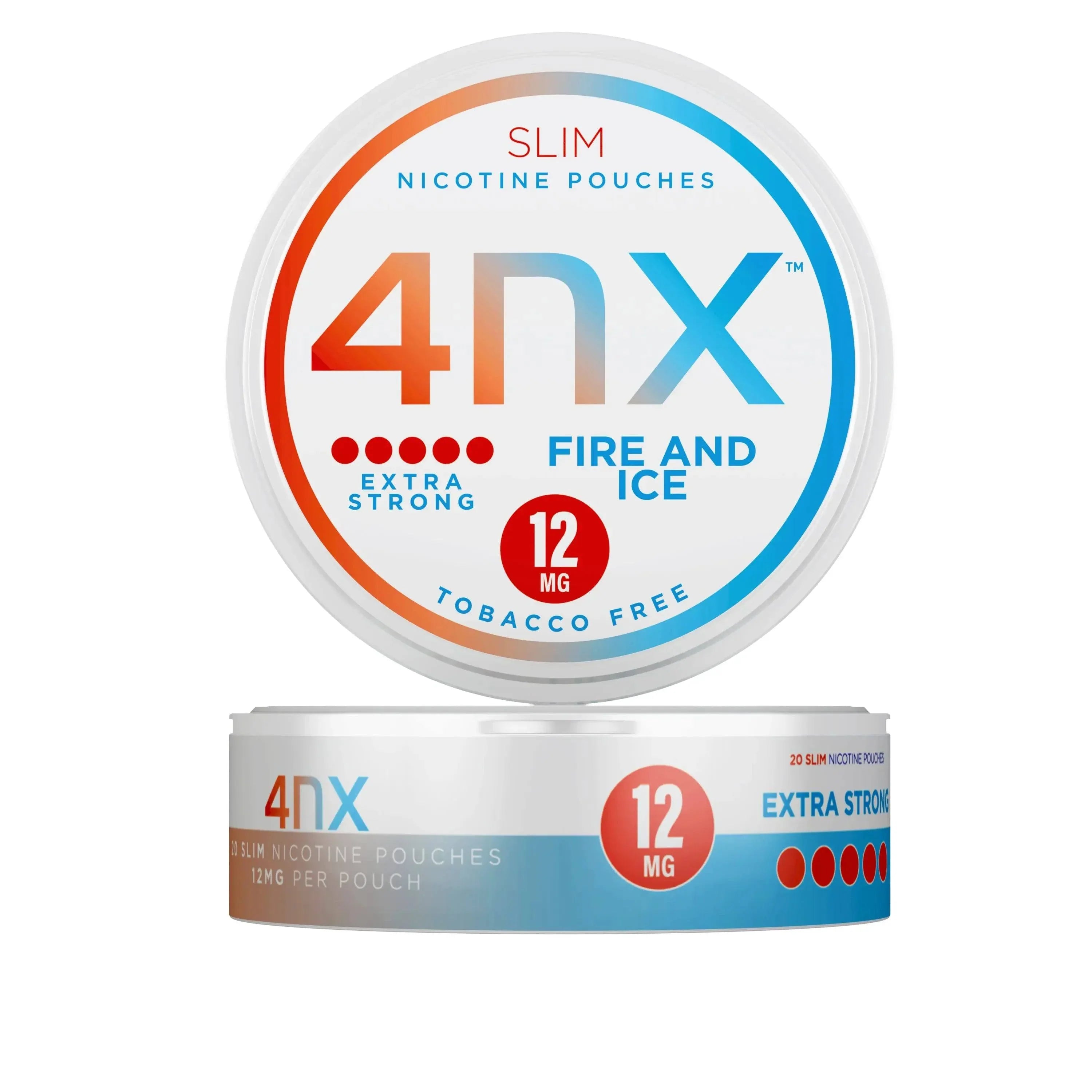 4NX Nicotine Pouch - Fire & Ice Extra Strong - 12mg - Click & Vape