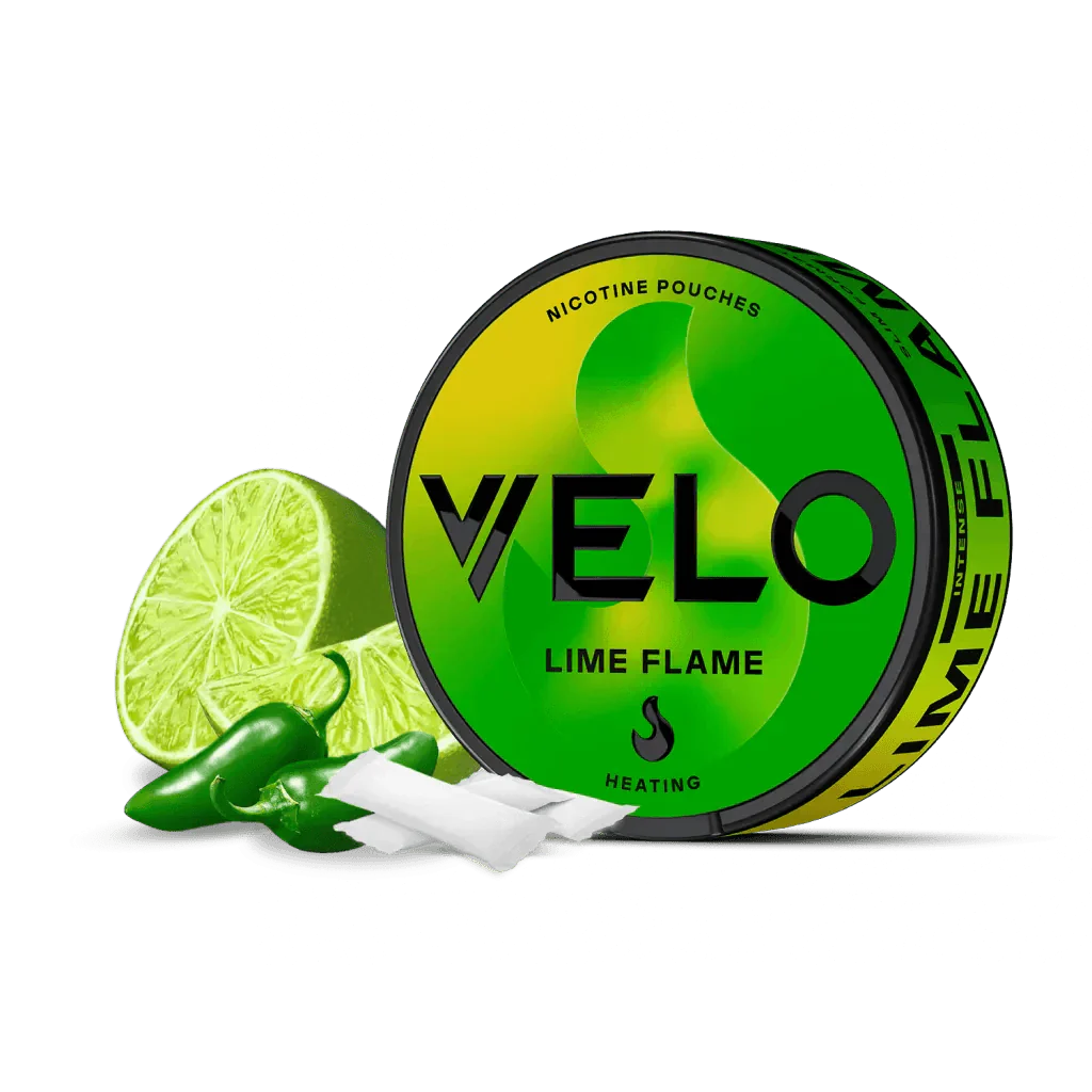 Lime Flame Nicotine Pouch Slim by Velo - Click & Vape