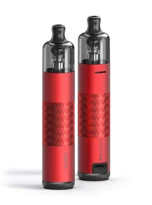 Aspire Flexus Stik Pod Red (Diamond Knurling) - Click & Vape