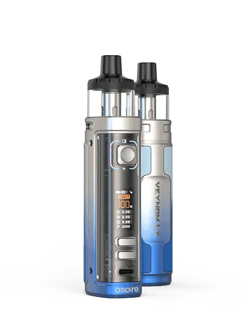 Aspire Veynom LX Kit Chrome Blue Fade - Click & Vape