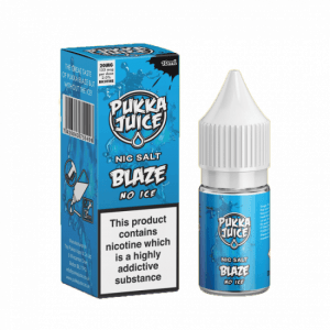 Blaze No Ice Nic Salt E-Liquid by Pukka Juice 10ml - Click & Vape