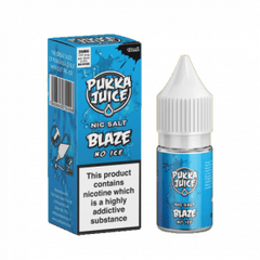 Blaze No Ice Nic Salt E-Liquid by Pukka Juice 10ml - Click & Vape