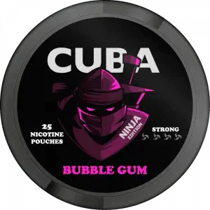 Bubblegum Nicotine Pouches by Cuba Ninja 30mg - Click & Vape