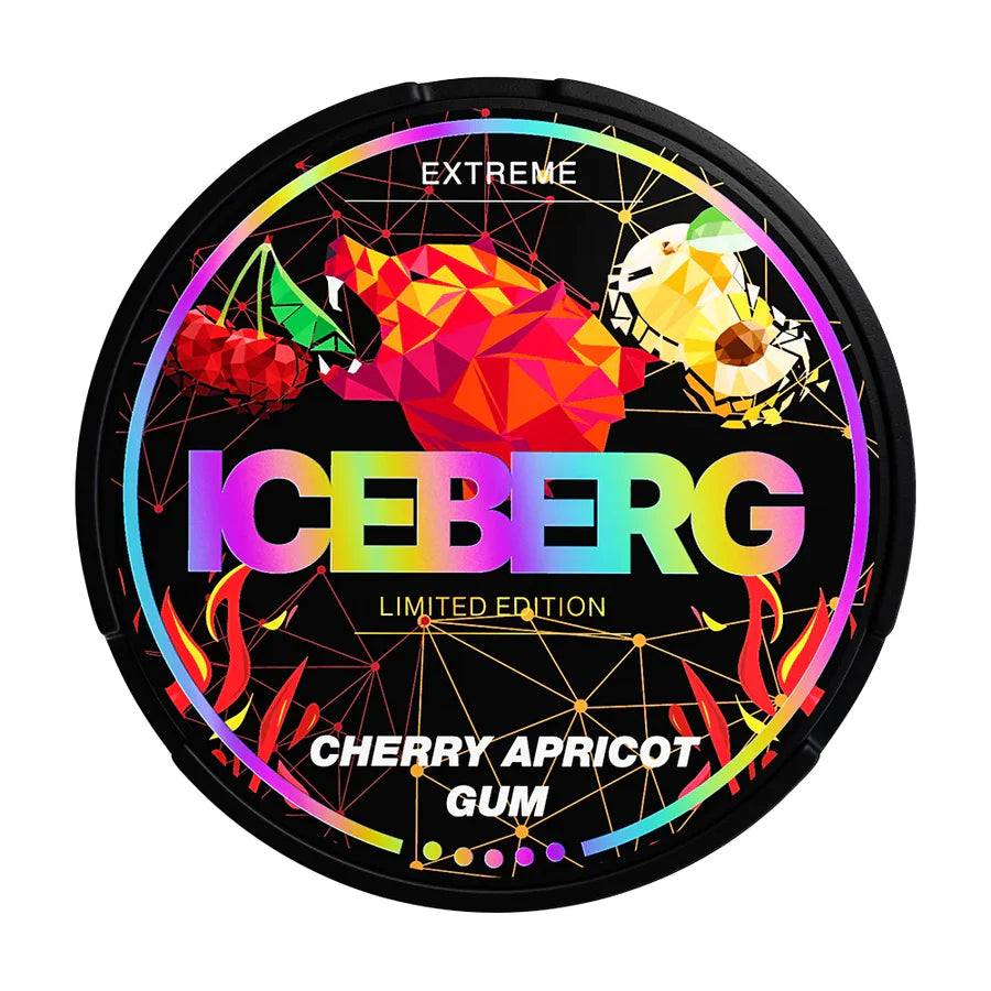 Cherry Apricot Gum Limited Edition Nicotine Pouches by Ice Berg 150mg/g - Click & Vape