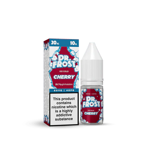 Cherry Ice Nic Salt E-Liquid by Dr Frost 10ml - Click & Vape