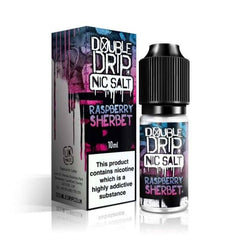 Double Drip Nic Salts - Raspberry Sherbet - 10ml - Click & Vape