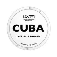 Double Fresh Nicotine Pouches by Cuba White 16mg - Click & Vape