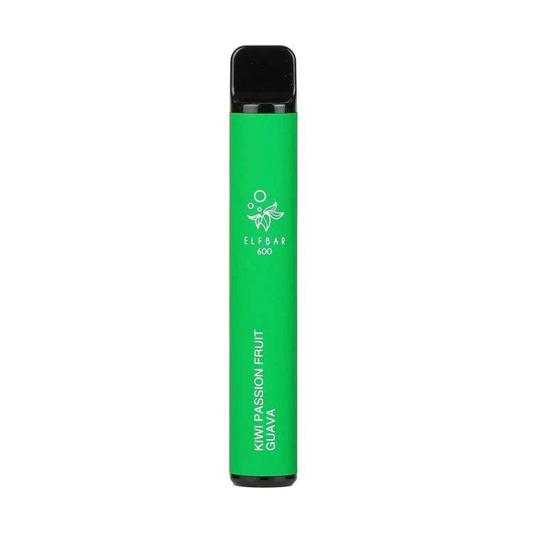 Elf Bar 600 Disposable Vape 10mg Kiwi Passion Fruit Guava - Click & Vape