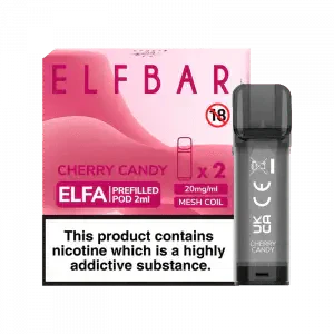 ELF BAR ELFA PRE-FILLED PODS (PACK OF 2) - Cherry Candy - Click & Vape