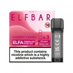 ELF BAR ELFA PRE-FILLED PODS (PACK OF 2) - Cherry Candy - Click & Vape