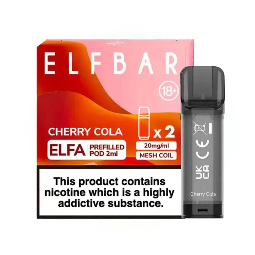 ELF BAR ELFA PRE-FILLED PODS (PACK OF 2) - Cherry Cola - Click & Vape