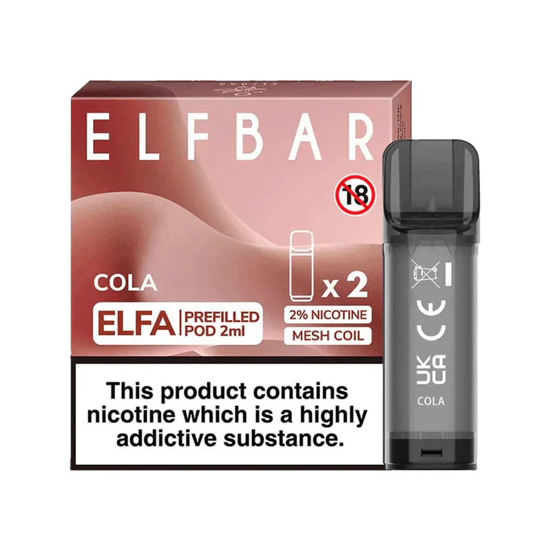 ELF BAR ELFA PRE-FILLED PODS (PACK OF 2) - Cola - Click & Vape