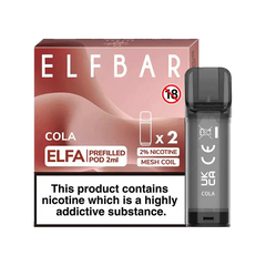 ELF BAR ELFA PRE-FILLED PODS (PACK OF 2) - Cola - Click & Vape