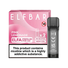 ELF BAR ELFA PRE-FILLED PODS (PACK OF 2) - Pink Lemonade - Click & Vape