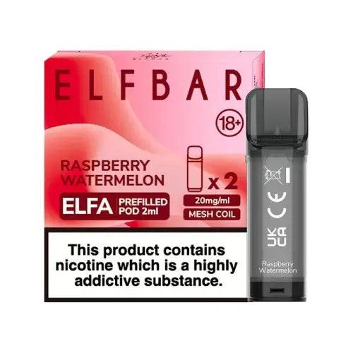 ELF BAR ELFA PRE-FILLED PODS (PACK OF 2) - Raspberry Watermelon - Click & Vape