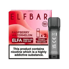 ELF BAR ELFA PRE-FILLED PODS (PACK OF 2) - Raspberry Watermelon - Click & Vape