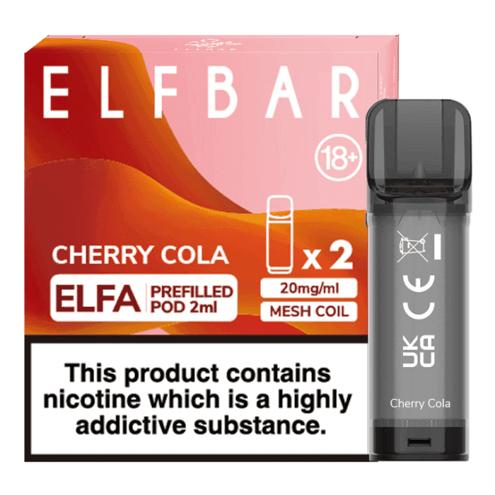 Elfbar Elfa Pre-Filled Pod Cherry Cola - Click & Vape