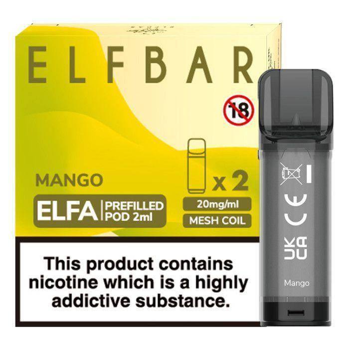 Elfbar Elfa Pre-Filled Pod Mango - Click & Vape