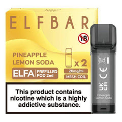 Elfbar Elfa Pre-Filled Pod Pineapple Lemon Soda - Click & Vape