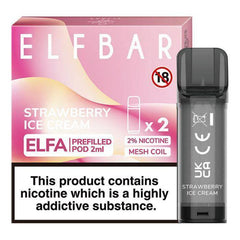 Elfbar Elfa Pre-Filled Pod Strawberry Ice Cream - Click & Vape