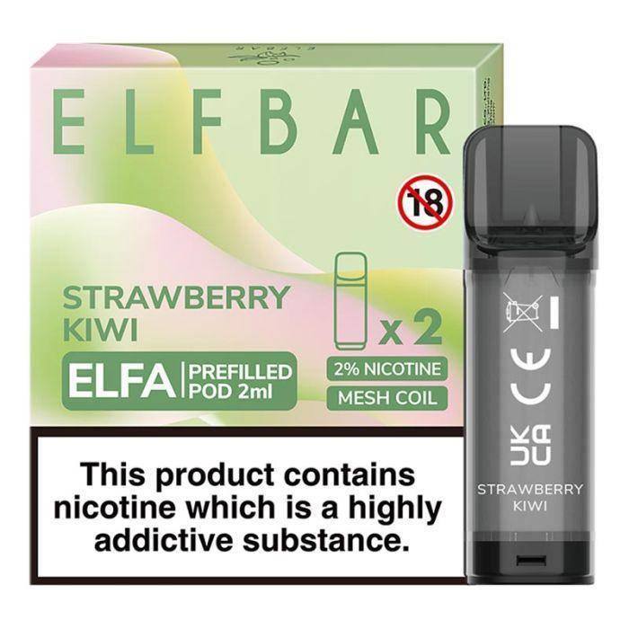 Elfbar Elfa Pre-Filled Pod Strawberry Kiwi - Click & Vape