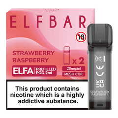 Elfbar Elfa Pre-Filled Pod Strawberry Raspberry - Click & Vape