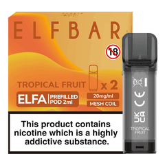 Elfbar Elfa Pre-Filled Pod Tropical Fruit - Click & Vape