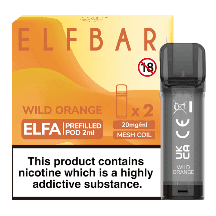 Elfbar Elfa Pre-Filled Pod Wild Orange - Click & Vape