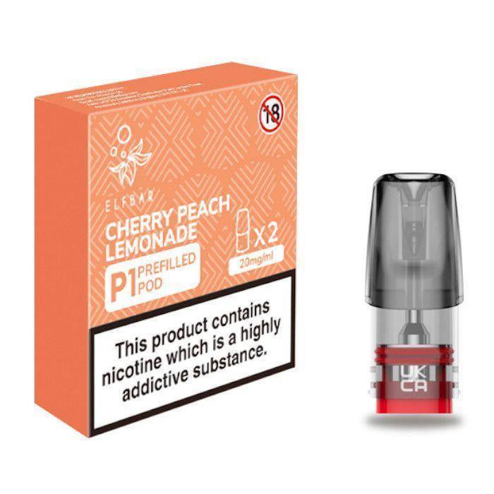 Elfbar Mate 500 P1 Pre-Filled Cherry Peach Lemonade - Click & Vape