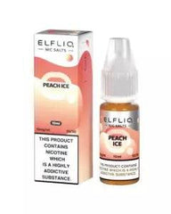 Elfliq Nic Salt by Elf Bar - Peach Ice - 10ml - Click & Vape