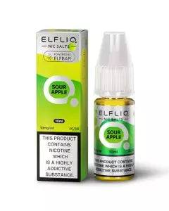 Elfliq Nic Salt by Elf Bar - Sour Apple - 10ml - Click & Vape