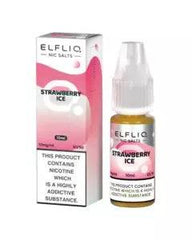 Elfliq Nic Salt by Elf Bar - Strawberry Ice - 10ml - Click & Vape