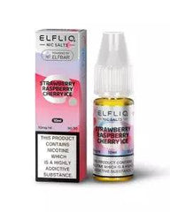 Elfliq Nic Salt by Elf Bar - Strawberry Raspberry Cherry Ice - 10ml - Click & Vape