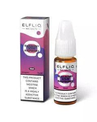 Elfliq Nic Salt by Elfbar - Blueberry Sour Raspberry - 10ml - Click & Vape