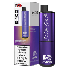 IVG 2400 BLACKCURRANT LEMONADE Disposable Vape - Click & Vape