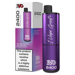 IVG 2400 BLUE RAZZ CHERRY Disposable Vape - Click & Vape