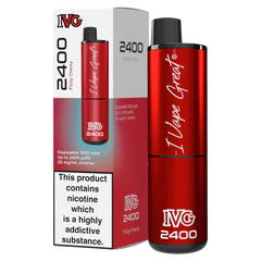 IVG 2400 FIZZY CHERRY Disposable Vape - Click & Vape