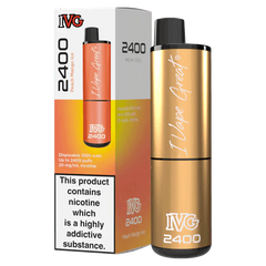 IVG 2400 PEACH MANGO ICE Disposable Vape - Click & Vape