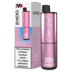 IVG 2400 STRAWBERRY ICE Disposable Vape - Click & Vape