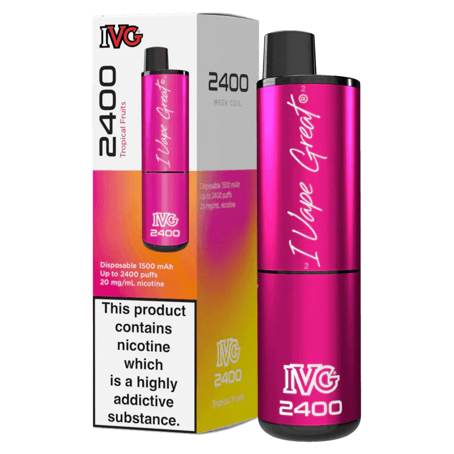 IVG 2400 TROPICAL FRUITS Disposable Vape - Click & Vape