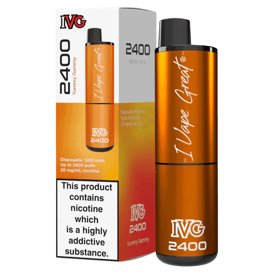 IVG 2400 YUMMY GUMMY Disposable Vape - Click & Vape