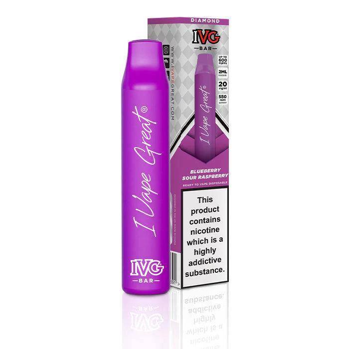 IVG BAR PLUS BLUEBERRY SOUR RASPBERRY - Click & Vape