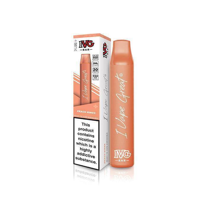 IVG BAR PLUS Peach Rings - Click & Vape