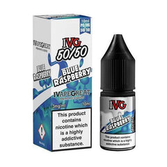 IVG BLUE RASPBERRY 50/50 10ML - Click & Vape