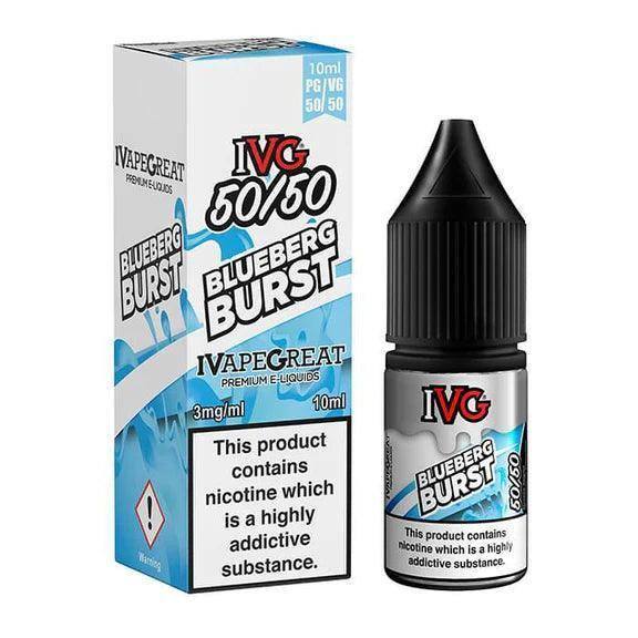 IVG BLUEBERG BURST 50/50 10ML - Click & Vape