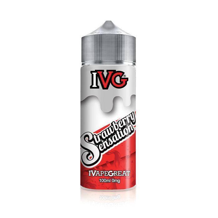 IVG Juice 100ML Shortfill Strawberry Sensation - Click & Vape