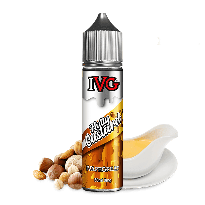 IVG Juice 50ML Shortfill Nutty Custard - Click & Vape