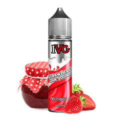 IVG Juice 50ML Shortfill Strawberry Jam Yoghurt - Click & Vape