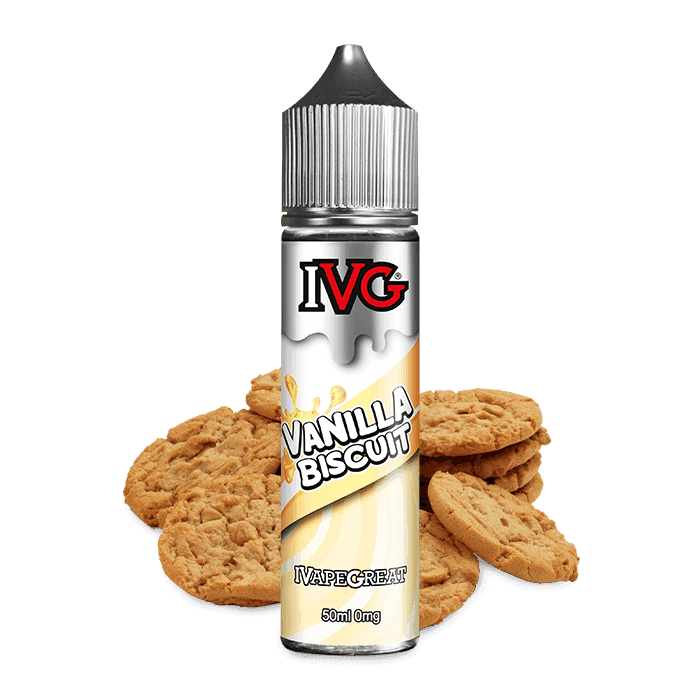 IVG Juice 50ML Shortfill Vanilla Biscuit - Click & Vape