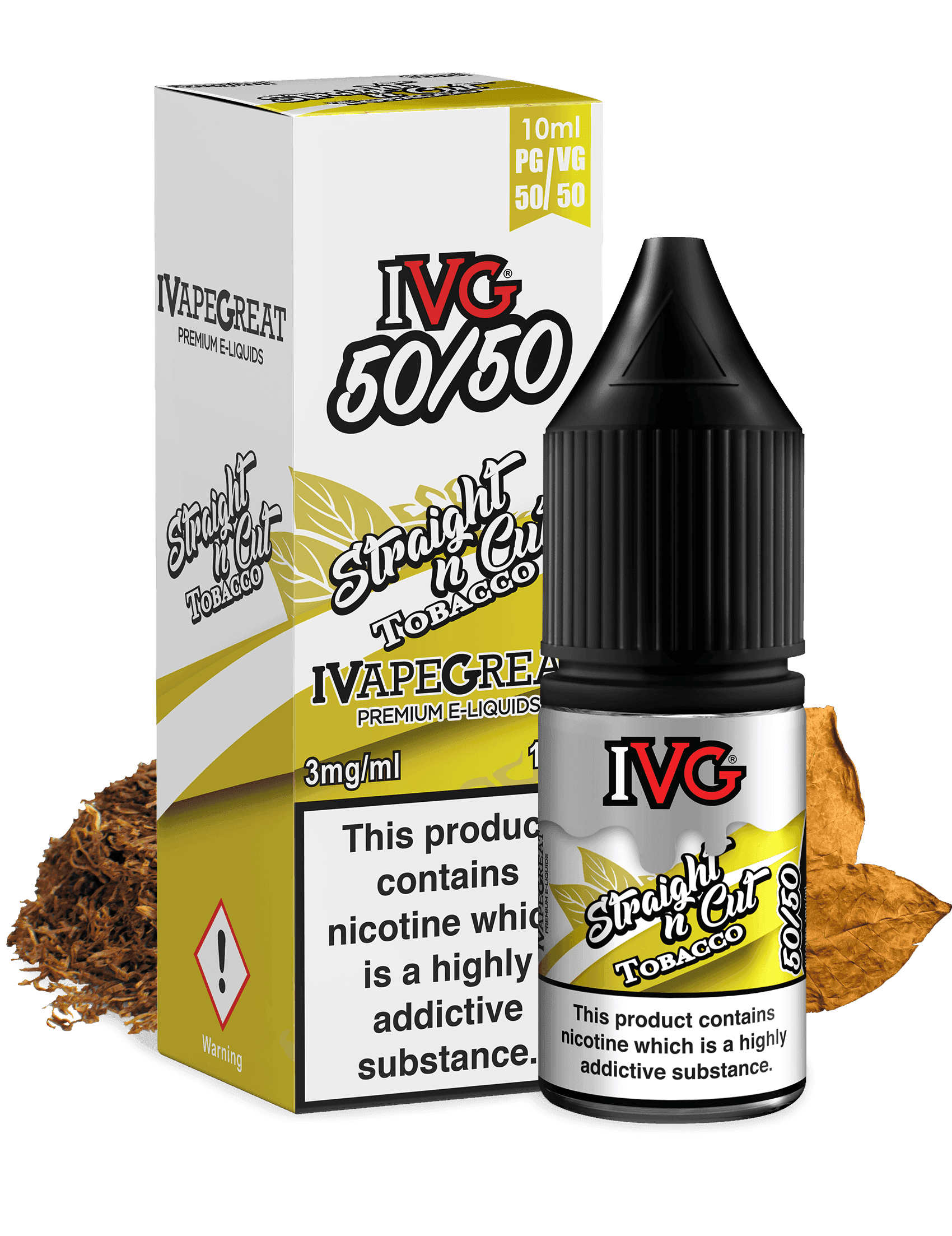 IVG Straight n Cut 50/50 10ML - Click & Vape